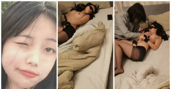 【MJ作品】，迷奸群直播，迷玩表妹操出尿，含生活照对比，床上黑丝尽情玩粉逼}