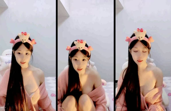 我靠，爱死了， 【小米】，好嫩啊，雪白纯大胸，无毛一线肥美逼 ，小仙女再配上这么美的大奶子，绝了}