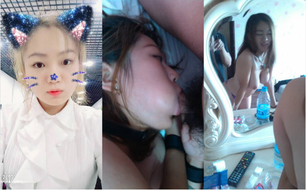 云盘高质露脸泄密，对话淫荡，塘沽区大奶反差漂亮母狗【张莹莹】不健康私拍流出，被肉棒疯狂后入}