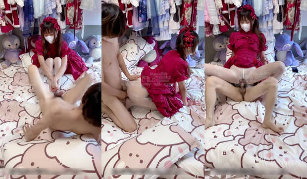 洛丽塔白丝少女裙 曼妙的身姿看得让人欲火焚身，如玉的身体嗲声嗲气的淫叫 小反差婊一个}
