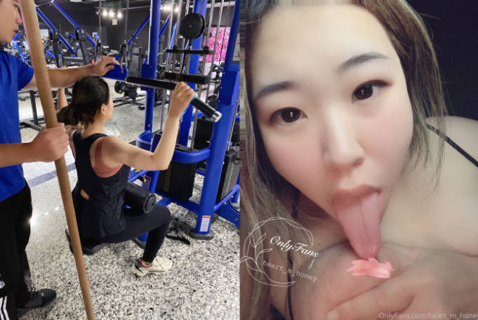 OF推特25万粉爱健身的撸铁网红【蜜糖】私拍②，表里不一私密生活糜烂