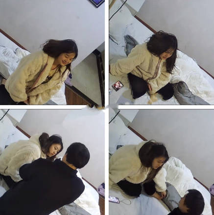 新流出安防酒店摄像头偷拍颜值还可以的女孩子和猥琐小胖男友开房做爱}